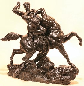 THESEUS COMBATING THE CENTAUR BIENOR