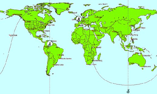 Chiron world map